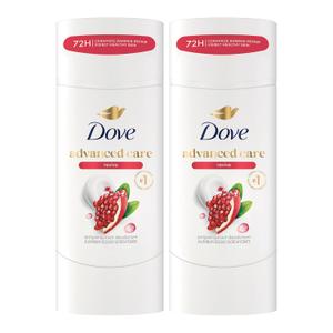 Dove Advanced Care Antiperspirant Deodorant for Women Twin Pack Revive 72 hour sweat and odor protection 2.6 oz 