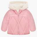 TUONROAD Baby Girls Coat Warm Toddler Puffer Jacket Hooded Winter Outerwear for 3-4Y