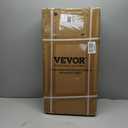 VEVOR Pet Stroller, 4 Wheels Dog Stroller with Brake, 35lbs Weight Capacity, Lightweight Foldable Portable Folding Carrier, Storage Basket and Cup Holder, for Dogs and Cats Travel, Black+Dark Grey
