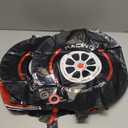 Race Car 5 Balloons, 40 Inch Racetrack Number 5 Balloon, Large Foil Mylar Racetrack Black 5 Balloon for 5 Year Old Birthday Race Car Themed Party Decoration