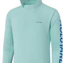 Men’s Sun Hoodie Fishing Shirts UPF 50+ UV Protection Long Sleeve Rash Guard Lightweight SPF Swim Running Quick Dry 3XL