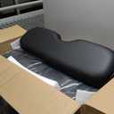 Universal Golf Cart Replacement Rear Seat for EZGO/Club Car/Yamaha Golf Cart Seats, Including Seat Cushion and Backrest Pad,Fit Flip Rear Seats (Black)