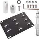 Front Bumper Tow Hook License Plate Mount Bracket Holder Replacement for A4 S4 A5 S5 A7