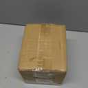 Sumnacon Tissue Box Cover Square Tissue Box with Lid, Metal Tissue Box Holder Stylish Tissue Cover Cube Tissue Box Cover for Bathroom Toilet Kitchen Table Desk Home Office, Gold