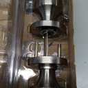 Kwikset Pismo Interior Passage Door Knob, Handle For Closet and Hallway Doors, Non-Locking Doorknob in Satin Nickel, with Microban Protection