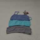 Hanes Women's Cotton String Bralette (3 Pack) (Medium, Denim Jacket/Concrete Heather/Ultra Blue)