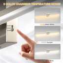 L LOHAS LED Bathroom Vanity Light Bar Over Mirror Modern Nickel 3CCT 48In