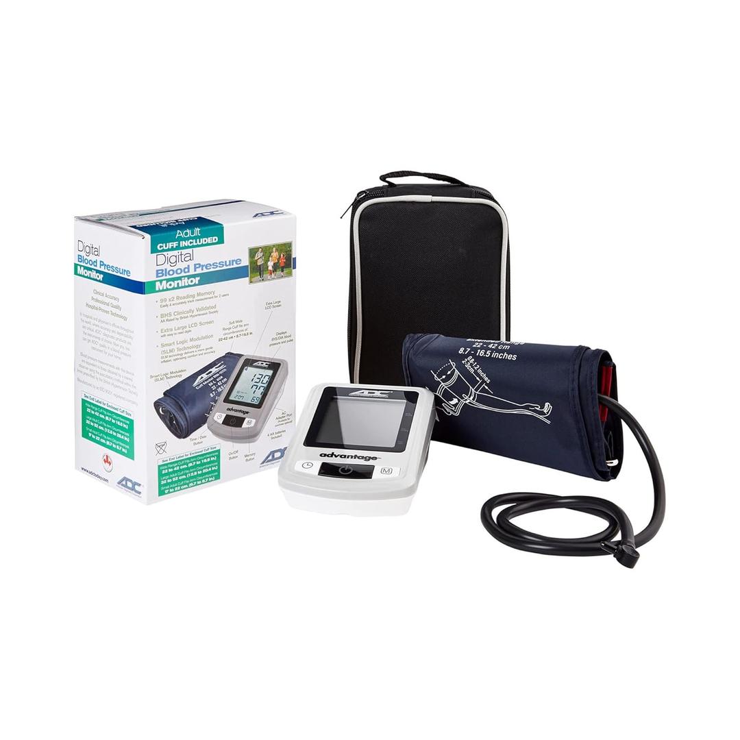 Advantage 6021N Series Wide Range Arm Home Automatic Digital Blood Pressure Monitor 1-Tube Blue 1 Each (Universal)