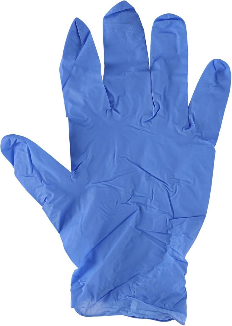 100 PCS Disposable General-Purpose Nitrile Gloves, Large, Blue