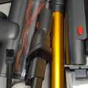 Cordless Vacuum Cleaner, 580W 48KPA 70Mins Vacuum Cleaners for Home, Cordless Stick Vacuum with Touch Screen, Anti-Tangle & Wall Mount Charge, Wireless Vacumm for Home/Pet Hair/Carpets/Floors (Gold)