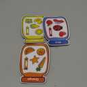 10 Pieces Magnetic Color Recognition Sorting Set, Educational Magnets for Refrigerator Whiteboard, Fine Motor Skills Toys for Boys Girls 3 4 5 Years Old