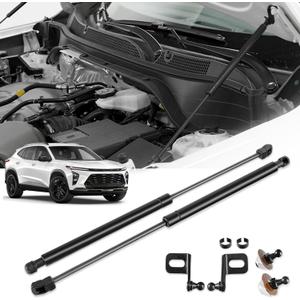 TECHPICCO Hood Struts Fit for Chevy Trax/Buick Encore GX 2024 2025 2026 - Front Hood Lift Supports, No Drill Gas Springs Shocks | Compatible with Chevy Trax Accessories Buick Encore Accessories 2024+ (black)