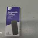 4 x CLICK CLEAN 3 Replaceable Felt Pads, Magnetic Whiteboard Eraser Felt Pads