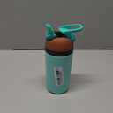 Owala Kids Flip Insulated Stainless-Steel Water Bottle with Straw and Locking Lid, 14-Ounce, Brown/Teal (Mint Chocolate Chip)