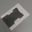 Wallet Tracker Card 0.07in Slim, Compatible with Apple Find My iOS Only, Bluetooth Tracker Smart Tracking Card Wallet Finder, IP68 Waterproof, Item Locator for Luggage Tags, Passports, Purse (1 pack, Dark Black)