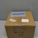 MyGift 8 Inch Round Modern Artificial Succulent Arrangement Potted in Gray Concrete Plant Bowl, Assorted Faux Mini Succulents in a Decorative Planter Pot (Grey)