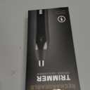 Ear and Nose Hair Trimmer for Men, 2026 Professional Painless USB Rechargeable Eyebrow & Facial Electric Hair Trimmer for Men Women, Powerful Motor, Dual Edge Blades, IPX7 Waterproof Easy Clean (Black)