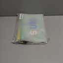 Kacctyen 12 Pcs Sunscreen Bag Clear Makeup Bag Beach Vacation Essentials Summer Pool Waterproof Toiletry Pouch Portable Preppy Letter Mesh Zipper Organizer for Women Family Travel Gifts(Blue,Sun)