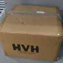 HVH Farmhouse Style Ceramic Mug Set of 4, 17oz with Lid, Large Handle, for Coffee, Tea & More (Blue)