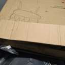 Furniliving Velvet Accent Chair for Living Room, Upholstered Reading Chair with High Backrest, Tufted-Button Wingback Armchair for Bedroom, Dressing Room, Home Office, Black, Set of 2