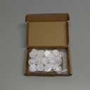 99PCS Round Clear Coaster Protector Non-Slip Stickers, 2mm/0.078" Thick, 20mm/0.78" Diameter, Non-Slip Mat, Ideal for Coasters of All Materials, Glass Table Tops, Cutting Boards, Coffee Tabl