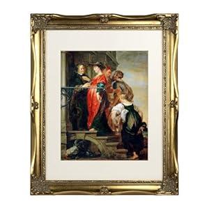 Tacomany Vintage Gold Ornate Baroque Carved Wood Picture Frame with Mat (Gold, 16x20 matted to 12x16) Tacomany Vintage Gold Ornate Baroque Carved Wood Picture Frame with Mat (Gold, 16x20 matted to 12x16)