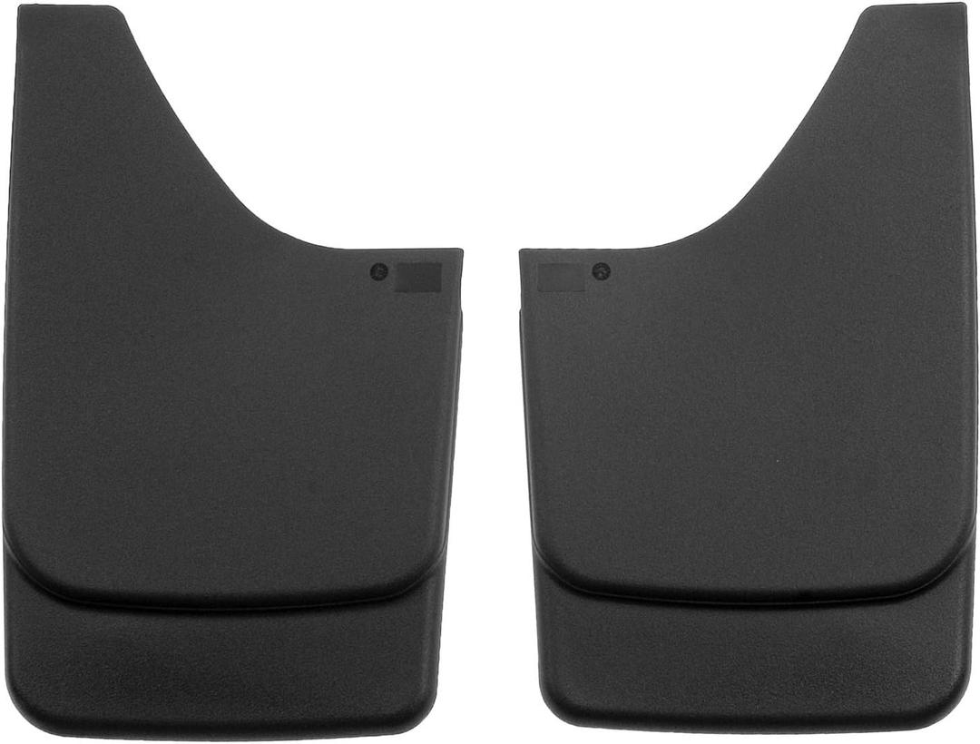 Husky Liners Universal Mud Guards | Fits Universal Fitment | Rear Set, 2-pc Black - 56331