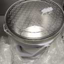 COKTIK 7L Vacuum Insulated Ice Bucket with Lid and Scoop& TongsLarge capacity Stainless Steel Beverage Bucket for Cocktail, Champagne, Wine, BeerLarge PartiesMilk White Suit