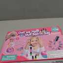 Amagoing Kids Nail Polish Set for Girls, Girls Nail Kit Ages 7-12 with Nail Dryer, Quick-Dry Nail Polish, Nail Art Pens, Cartoon Press on Nail, Makeup Bag, Spa Manicures Birthday Christmas Gift Toy