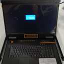 HDMI Rackmount KVM Console 8 Port, 18.5" 1080P Rack Monitor, Integrated 1U Rackmount Monitor and Keyboard, 1920x1080@60Hz, OSD Function, 17.6"x22"x1.67" (W x D x H)