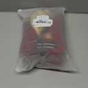 Queenmore Dog Coat, Dog Coats for Small Dogs, Doggy Winter Jacket with Zipper On Back, Waterproof Pet Jacket with Harness Built in, Pet Puffer Coat for Bichon, Schnauzer, Yorkie, Burgundy Small