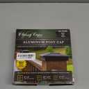 Classy Caps NSX66B 6x6 Aluminum Post Cap - Black fits 5"x5", 5.5"X5.5" & 6"X6", Heavy Duty Cast Aluminum, Ideal for Fence, Deck or Posts