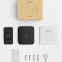 AVANTEK Wireless Door Bell, Mini CB-11 Waterproof Doorbell Chime Operating at 1000 Feet with 52 Melodies, 5 Volume Levels & LED Flash