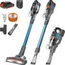 BLACK+DECKER Cordless Vacuum, Powerseries Extreme, Stick Vacuum Cordless Rechargeable, Interchangeable Floorhead with Crevice Attachment, 3 Speed Control, Lightweight, Blue (BSV2020G)