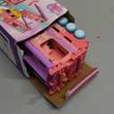 Carrier Truck Toys for Kids, Princess 3.8-FT Foldable Hauler Track Ejection Car and 6 Carton Car with Light&Sounds, Truck Toy Child Toys for 3 4 5 6+ Year Old Girls-Pink