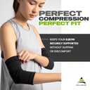 AVALANCHE Elbow Brace to Support Tendonitis, Joint, Golfers Elbow, & Tennis Elbow Relief & Recovery - Elbow Support Compression Sleeve (X-Large)