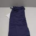 Mens Casual Pants Elastic Waist Drawstring Sweatpants with Pockets (X-Large, Navy Blue 