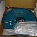 LINEX Sprinkler Soaker Hose 50 ft 2 pack for Garden Lawn Watering Hose with Hose Stakes
