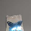 48Pcs 3D Butterfly Wall Decor - 3 Sizes, 4 Styles Decorations for Party, Birthday, Cake - Removable Shiny Blue Stickers for Kids, Baby, Girls Bedroom, Classroom, Offices