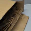 Joybe 100 Pack 6x3.25x8 Inch Small Brown Paper Bags with Handles Bulk, Kraft Paper Gift Bags for Birthday Party Favors Grocery Retail Shopping Business Goody Craft Sacks (Blank Plain Natural, 100pcs)