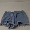YOCUR Womens Lightweight Shorts Casual Baggy Trendy Hot Pants Elastic Waist Drawstring Comfy Shorts (X-Large)