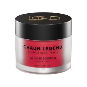 Chaun Legend Acrylic Powder, 2 Oz Long Lasting Salon Quality, Bubble Free, Self Leveling Professional Manicures, Fake Nails, Carving & Extensions, Barely Berry
