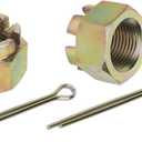 2PCS Rear Axle Castle Nuts 7543005 Replacement for Polaris ATV Big Boss, Trail Blazer 250 1990-06/330 2008-13, Magnum Scrambler Sportsman Xpedition Xplorer