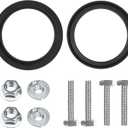 T1001-9VP RV Waste Valve Seal Kit 1-1/2 Inch Replacement Valterra Lasalle Bristol Grentec 1.5" Waste Valve Seals- Flexible Rubber RV Sewer Valve Seal Kit