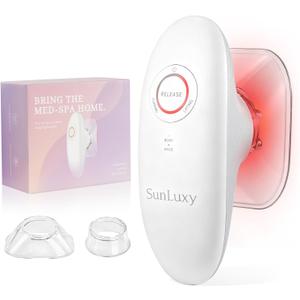 Body Sculpting Machine, 3-in-1 Portable Massager, Electric Body Sculptor with 3 Adjustable Functions, Skin Tightening, Cupping Therapy & Red Light for Belly, Waist, Arms, Legs and Face