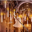 Floating Candles, 20PCs Floating Candle with Wand, Magic Hanging Candles Flickering Warm Light Flameless Floating LED Candle, Battery Operated Taper Candle Set for Birthday Theme Party, Gift for Kids