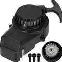 HIAORS Alloy Recoil Pull Starter Compatible with SYX Moto 50cc Dirt Bike 47cc 49cc 2 Stroke SSR SX50 Apollo Coolster QG-50 Xpro Holeshot Hawk DRX Mini Kids Pit Pocket ATV Quad 4 Wheeler Parts