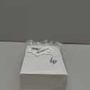 Qtip Holder with Lid Set, 10oz Clear Glass Canister Apothecary Jars Bathroom Organizers Storage Accessories Vanity Containers Wild Flowers Botanical,2 Pack