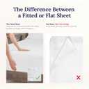 California Design Den Full Size Fitted Sheet Only - 100% Cotton, 600 Thread Count, Soft Deep Pocket Bottom Fitted Sheet, Sateen Weave, Premium-Feel Bedding, Featuring Foot Side Indicator - White
