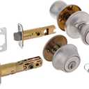 Kwikset 690T 26D SMT RCAL RCS 690 Tylo Keyed Entry Knob And Single Cylinder Deadbolt Combo Pack Featuring Smart Key, Satin Chrome